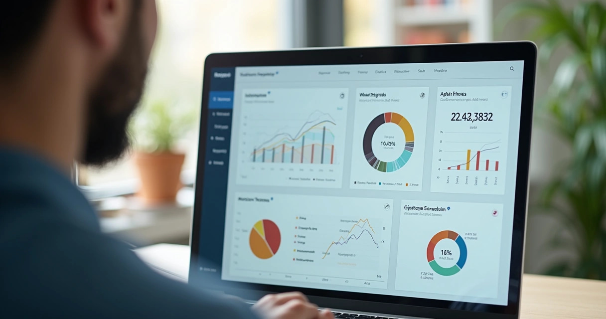 Dashboard mostrando métricas e resultados de campanhas em grupos online