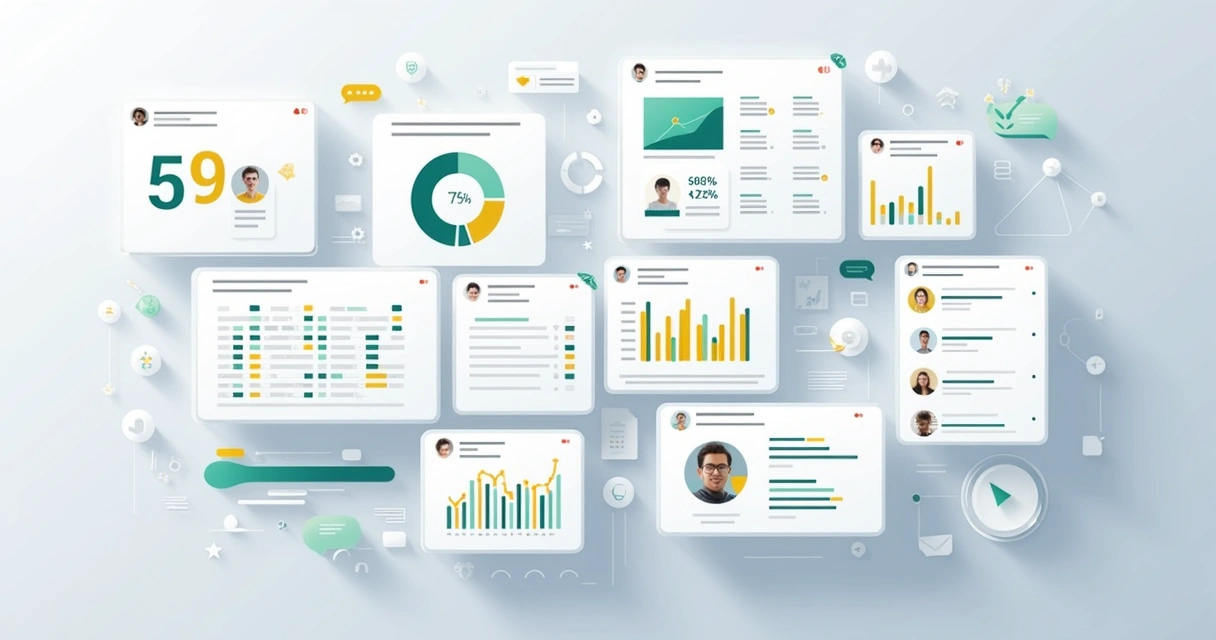 Dashboard mostrando pontuação de leads em tempo real
